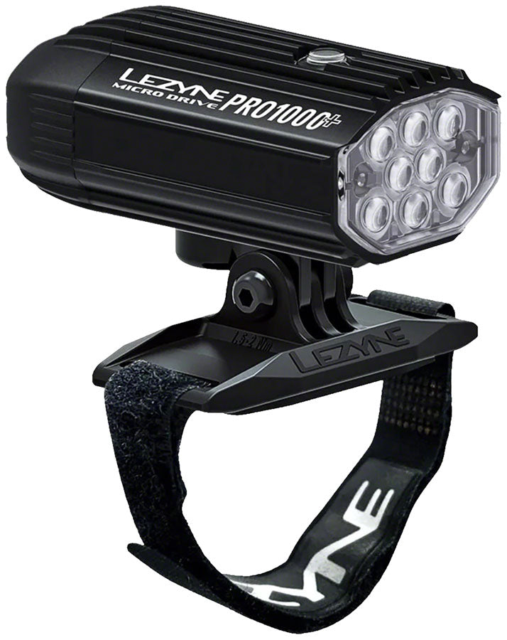 Lezyne Helmet Micro Drive Pro 1000+ Headlight - Black